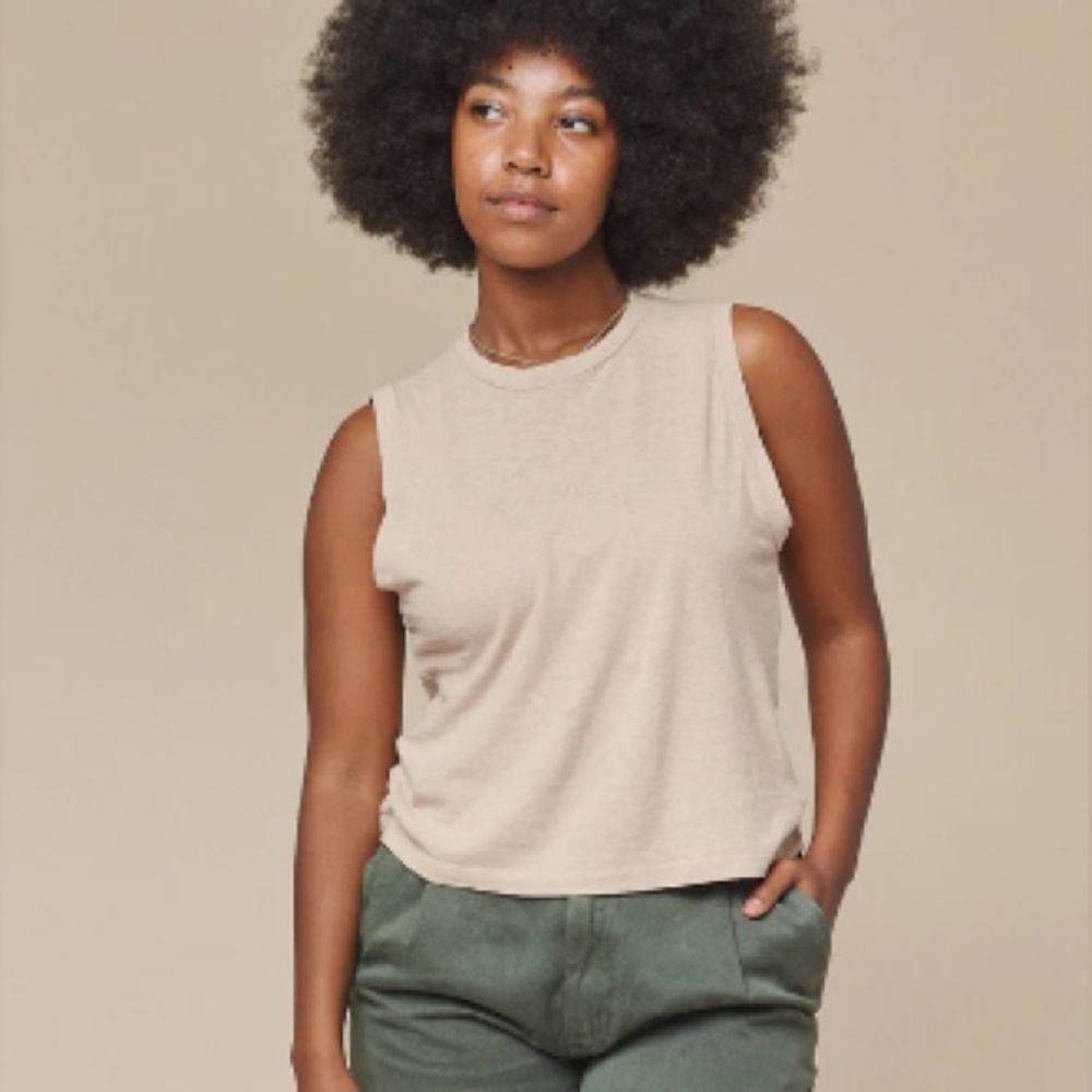 Jungmaven Phoenix Muscle Tee (Desert Khaki)